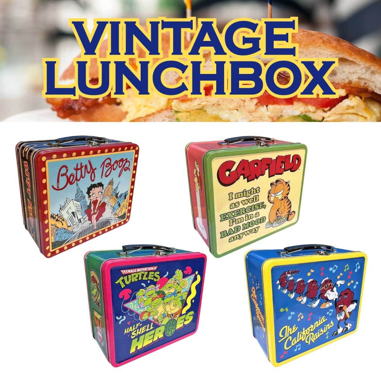 AMERICAN STYLE☆】【ブリキ缶】VINTAGE LUNCH BOX ランチボックス お