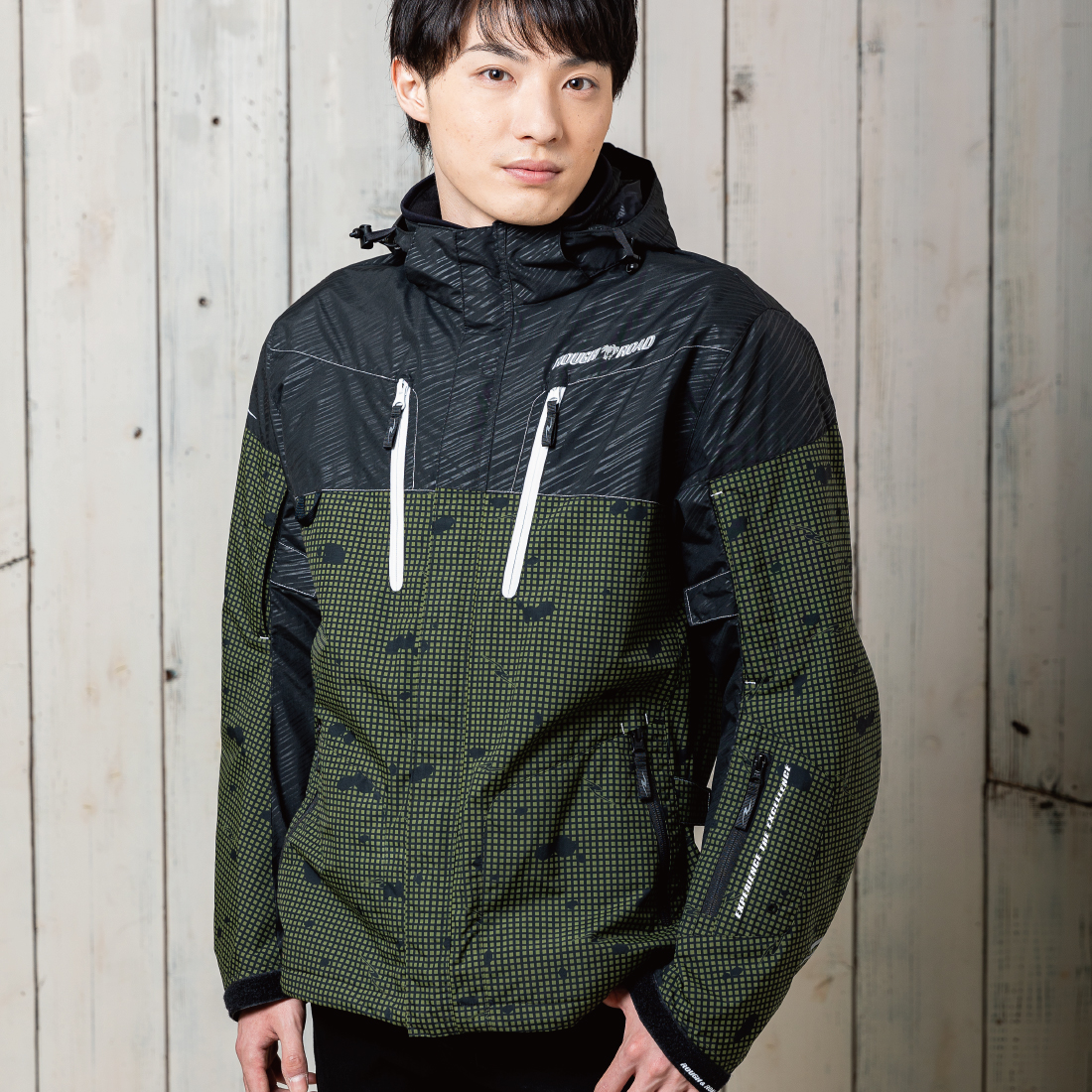 リアルツリー マウンテンパーカー M プリマロフト ドローコード 防水