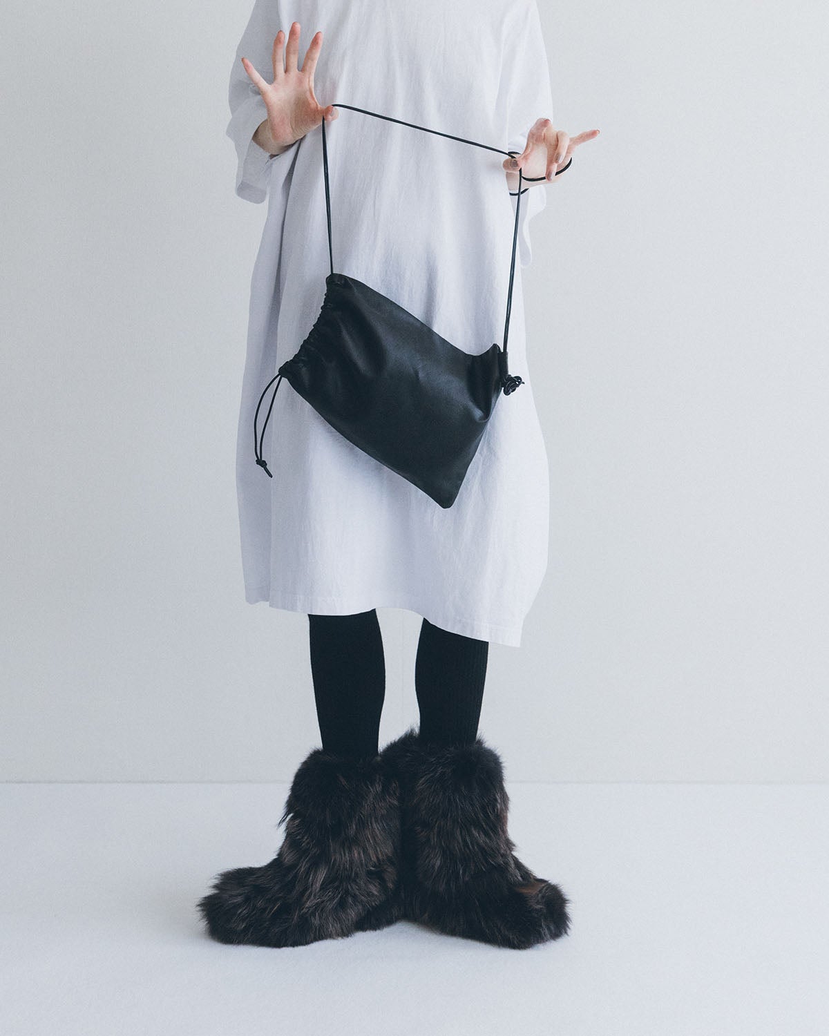 WITH fog linen work・ miiThaaii ケサ ショルダーバッグ