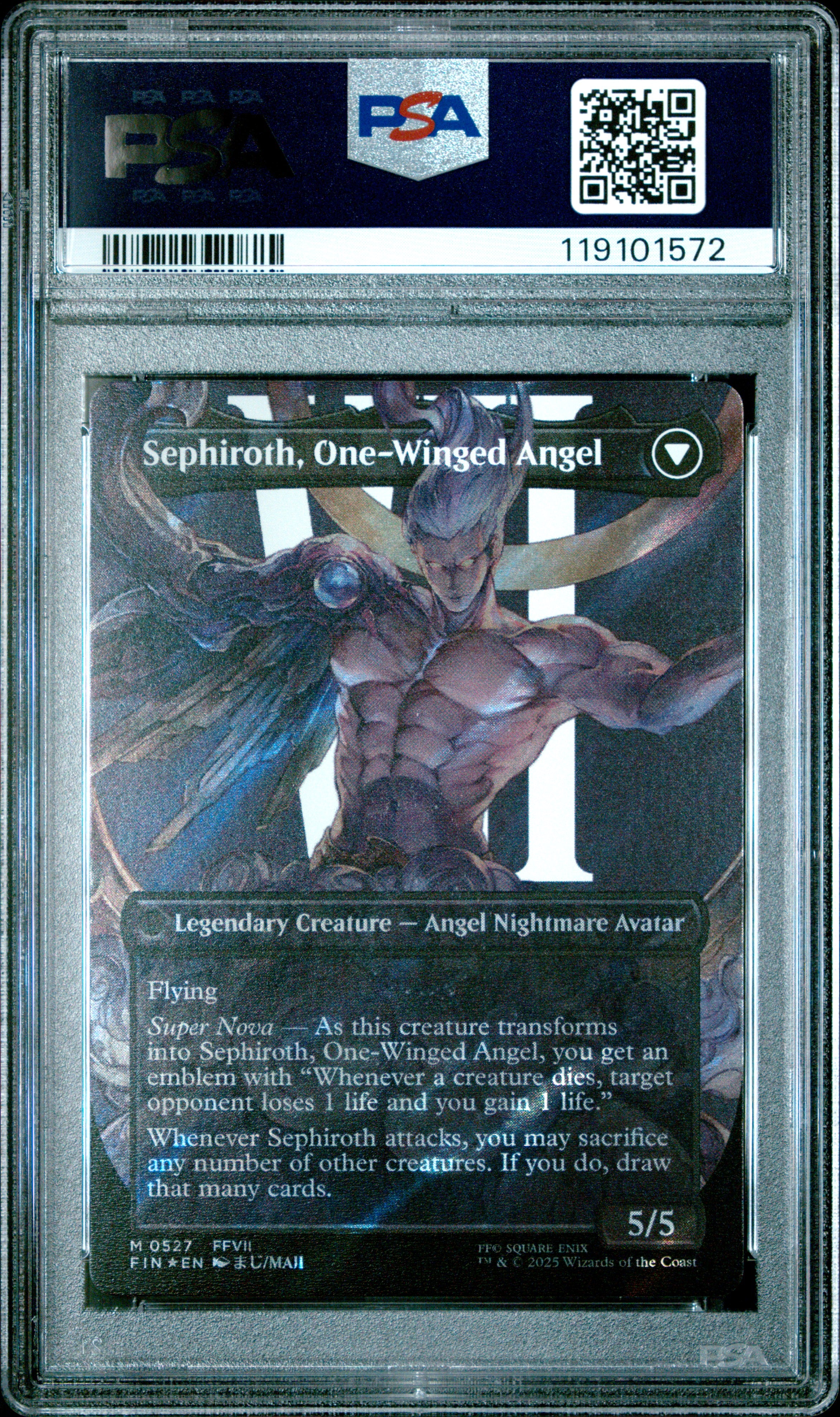 2025 MTG Final Fantasy Sephiroth, Fabled SOLDIER #0527 (Borderless
