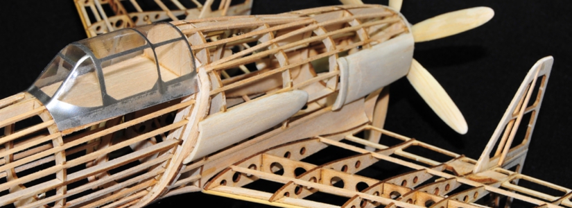 ゴム動力プロペラ飛行機・ゴム動力竹ひご飛行機・工作飛行機・ライト