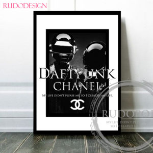 オードリー・ヘプバーン ブランドオマージュアートポスター/RUDOPOP