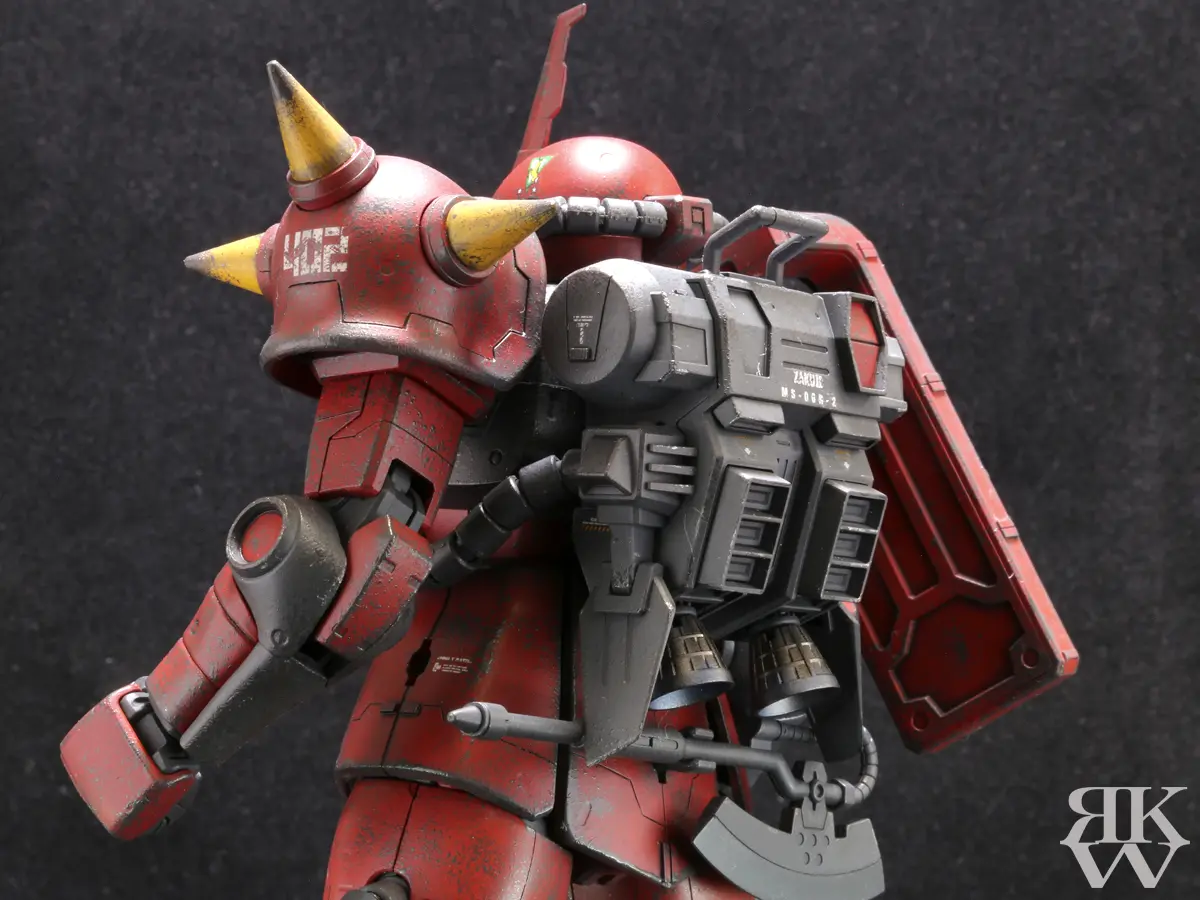 バンダイ 1/100 MG ジョニー・ライデン専用 MS-06R-2 高機動型ザクII