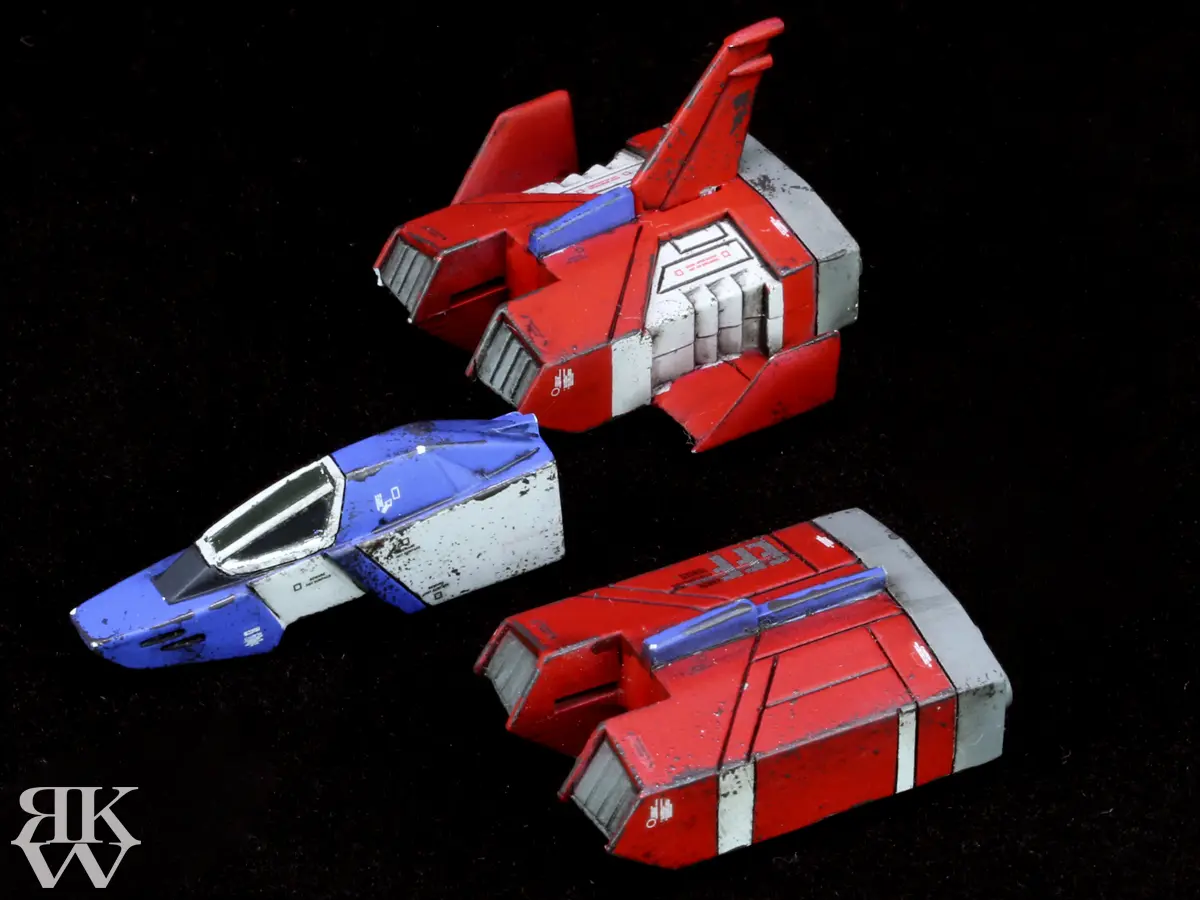 バンダイ 1/144 コア・ブースター セイラ機 | さいねのCOULEURS工房