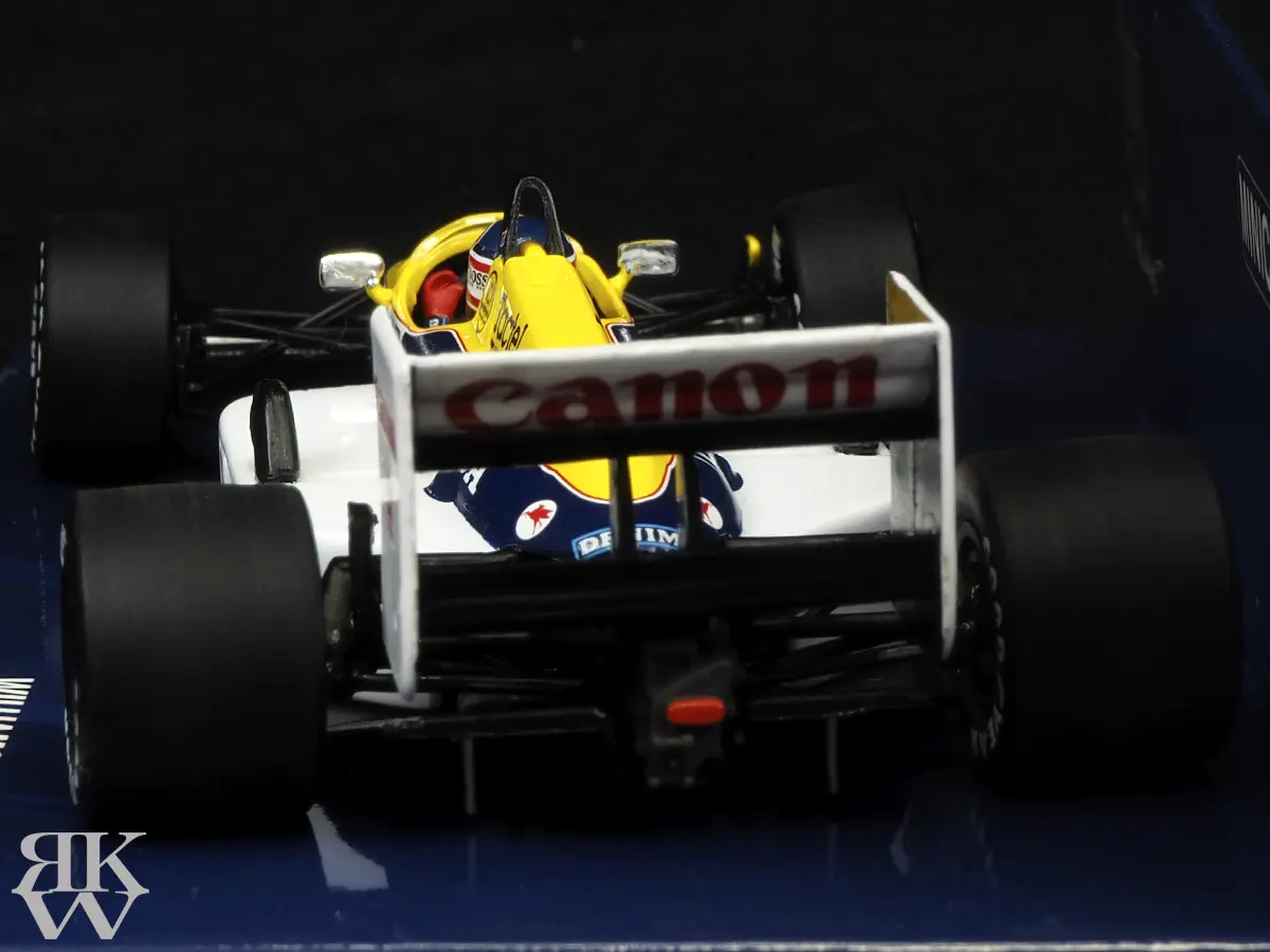 ミニチャンプス 1/43 ウイリアムズ ホンダ FW11B ナイジェル・マンセル