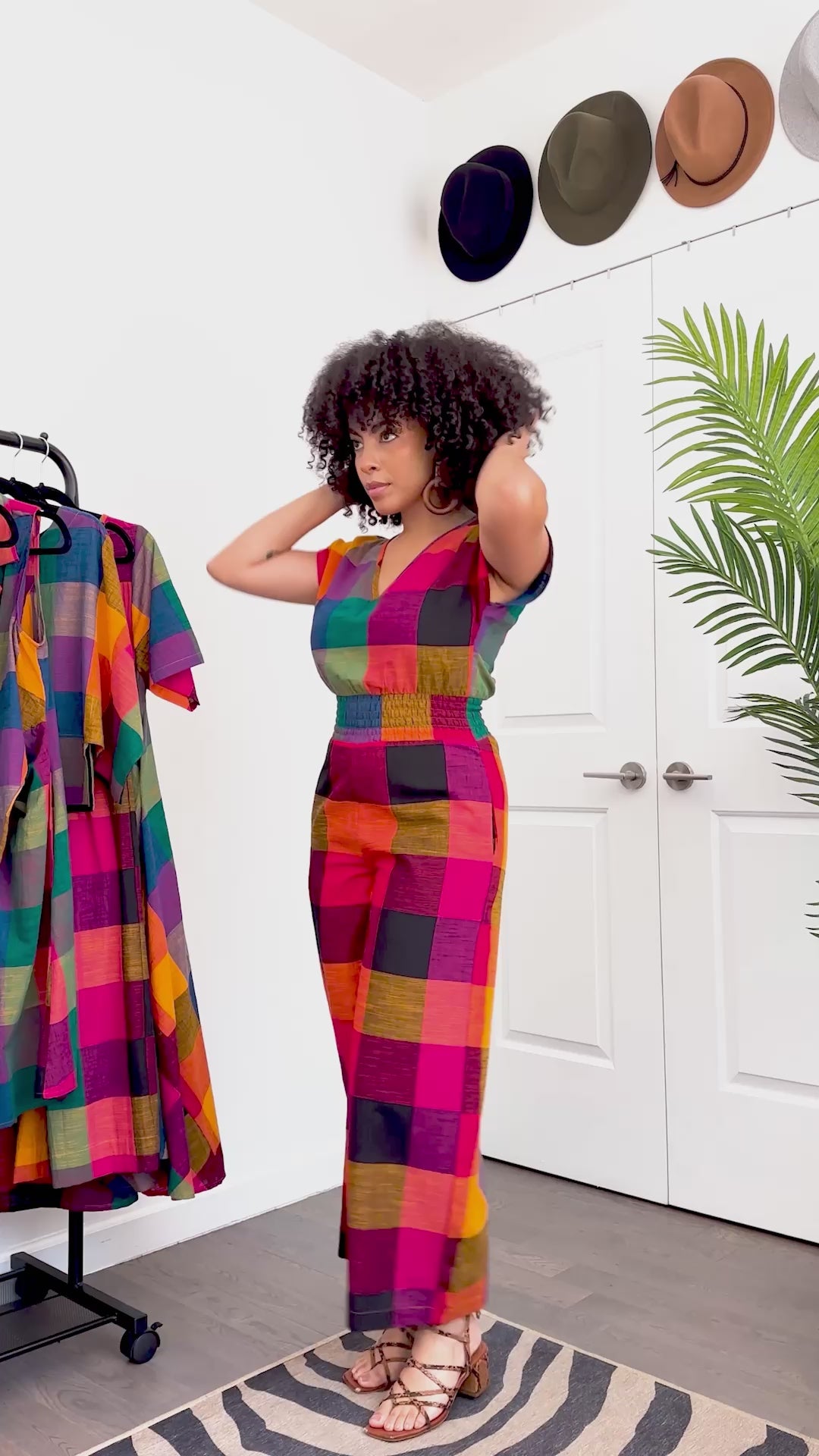 Buy Marie Cinch Jumper | Multi Chex – Rujuta Sheth