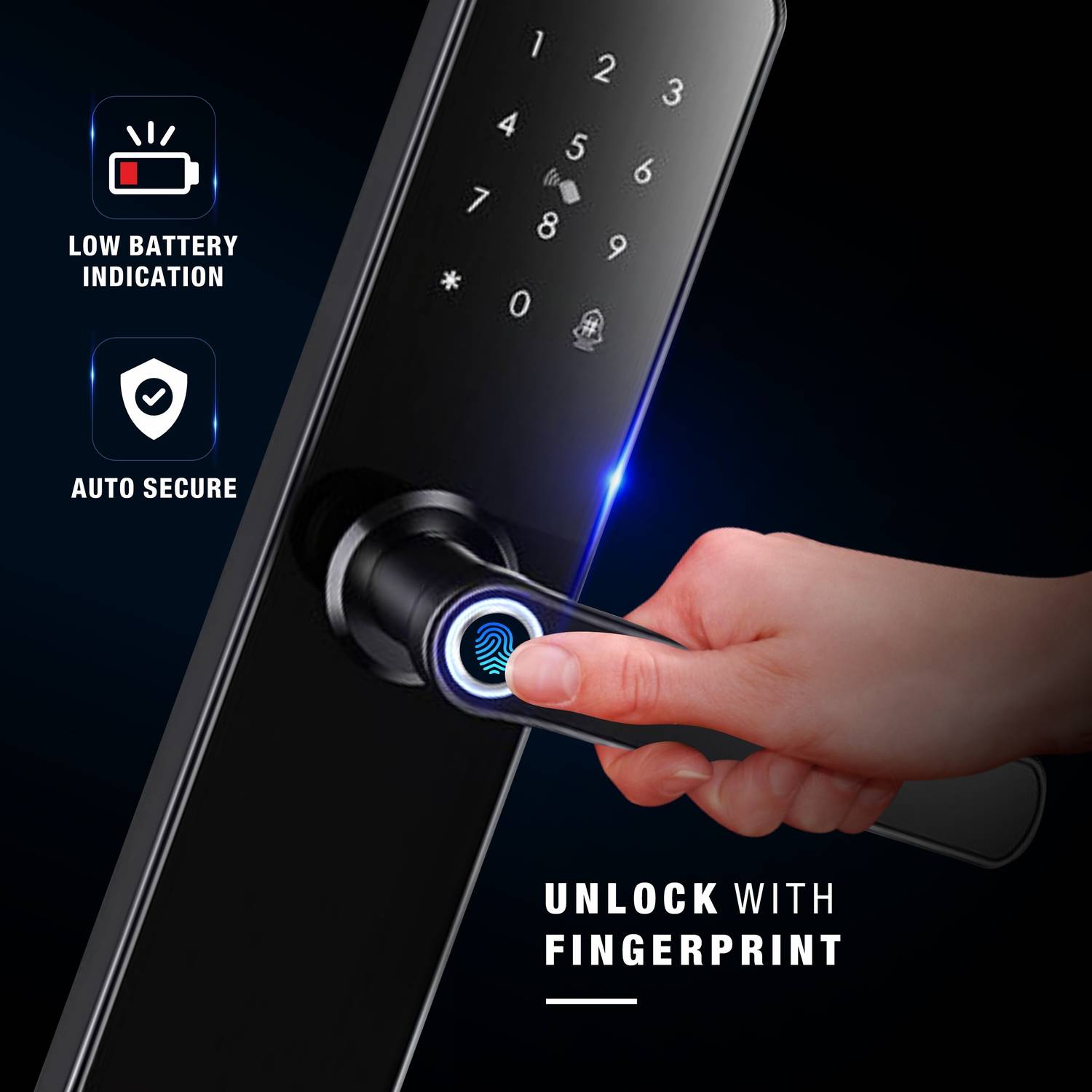 OZONE OZ-FDL-04-Std Smart Door Lock Price in India - Buy OZONE OZ