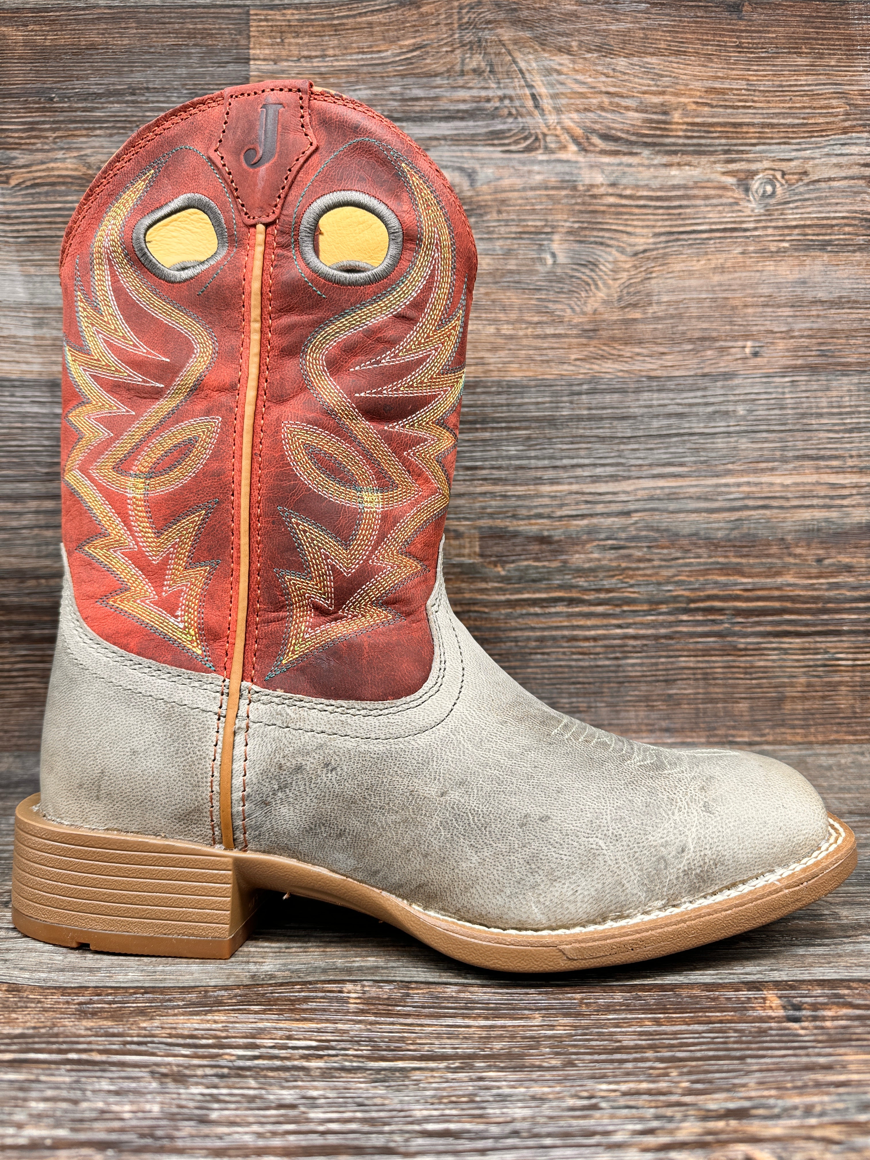 UN7151 Men's Pickett Square Toe Western Boot by Justin – Rushing Boots