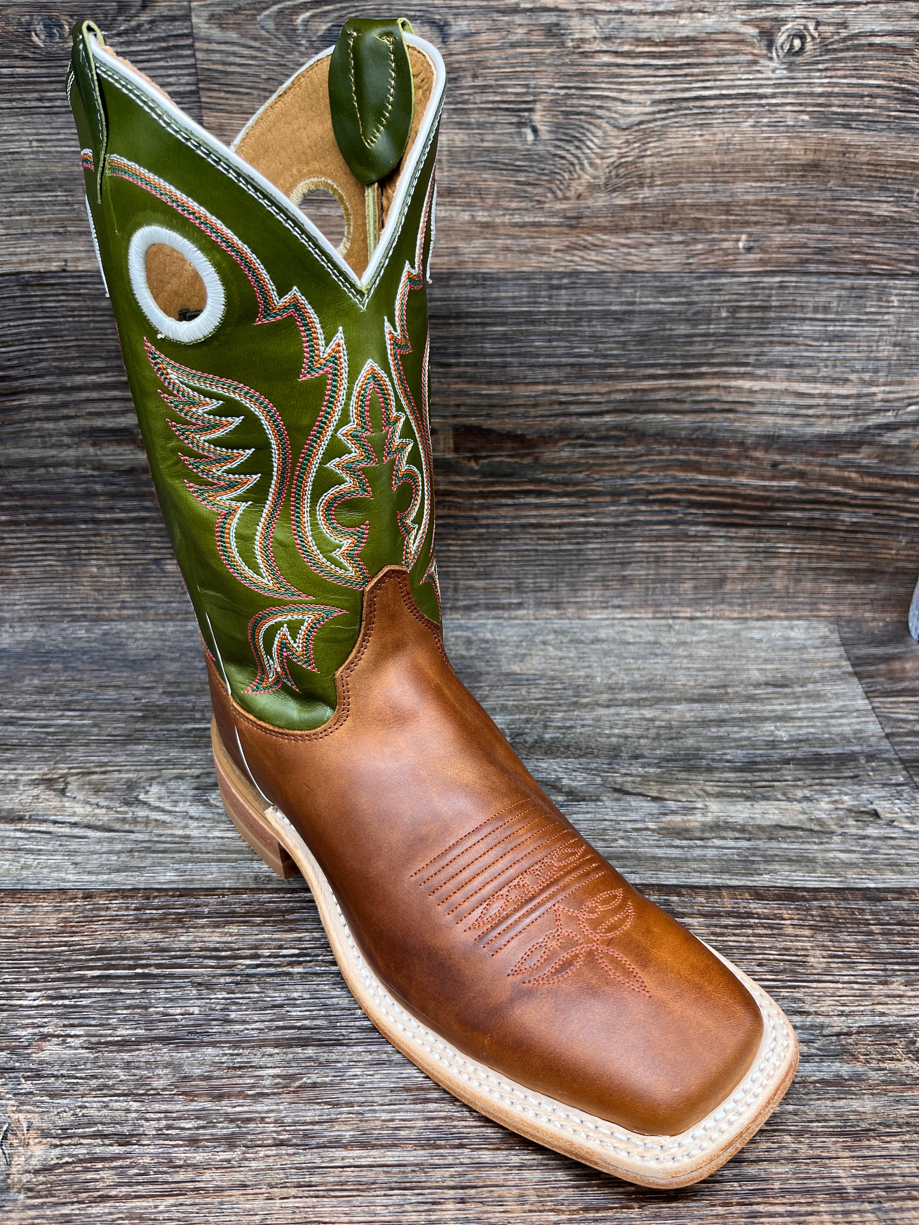 br307 Men's Austin Square Toe Western Boot by Justin – Rushing Boots