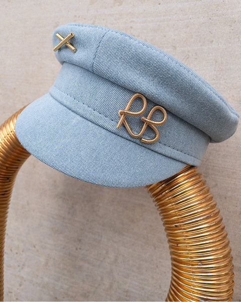 Beige Wool Baker Boy Cap • Ruslan Baginskiy Hats & Accessories