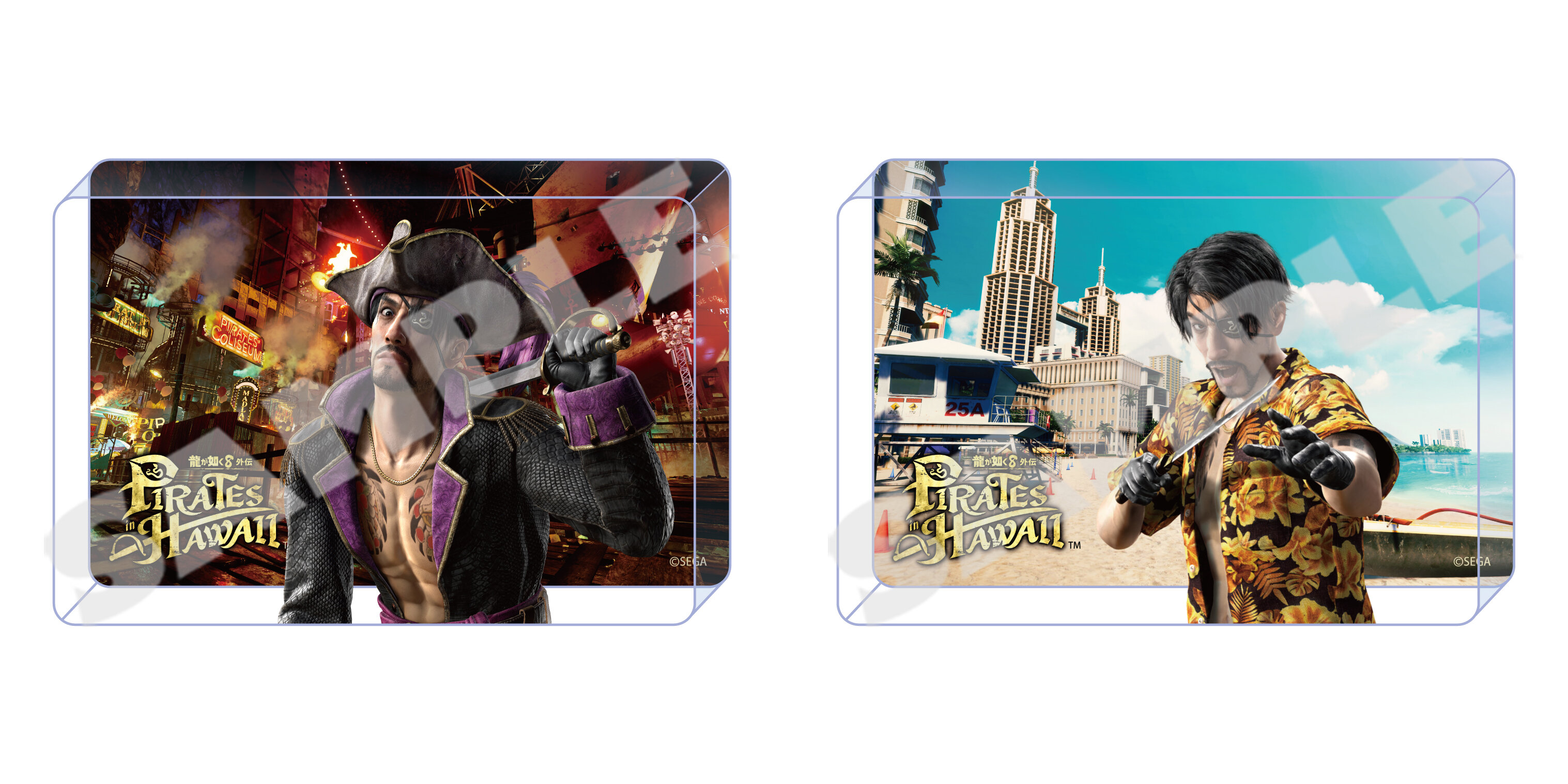 新宿・歌舞伎町の『龍が如く』グッズ自動販売機でスクエアキーホルダー