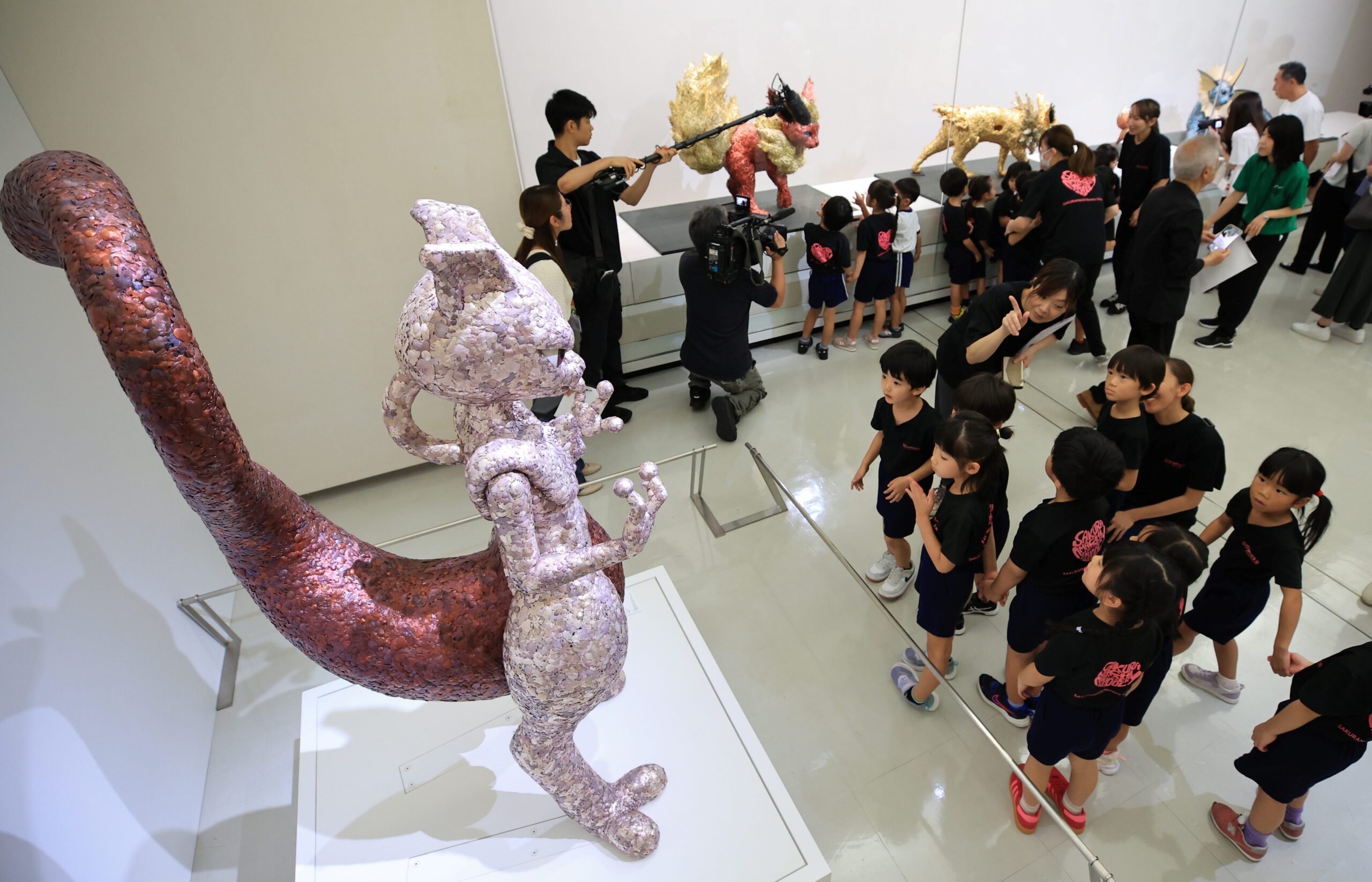 8） ポケモン×工芸展（長崎市） 姿や技 多様な素材で表現