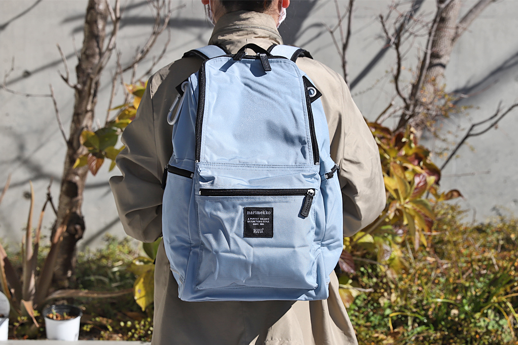 マリメッコ バックパック BUDDY／フォグブルー(2022年カラー)｜北欧