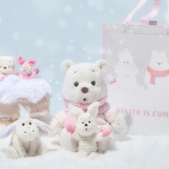 プーさんたちに雪が積もって真っ白に！ 冬のコレクション「WHITE POOH