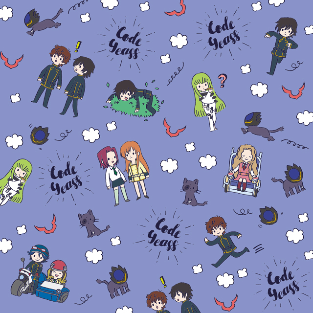 コードギアス』ゆるく描かれたルルーシュやスザクが可愛い！ポーチ