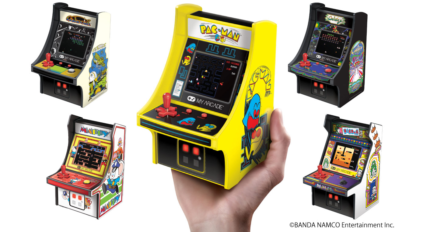 これは懐かしい！1980年代の名作アーケードゲームが手のひらサイズの