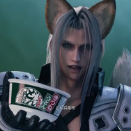 FF7 リバース』セフィロス、どん兵衛コラボで“どんぎつね”になる