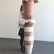 どうながポケモン「オオタチ」が等身大ぬいぐるみで登場―全長約180cmの