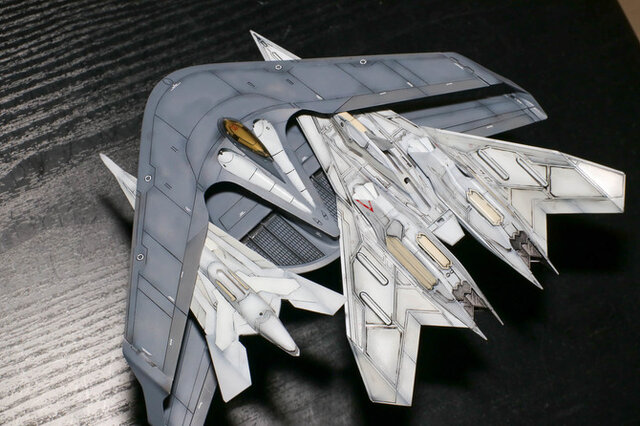 エースコンバット』コトブキヤ1/144「X-49 ナイトレーベン」プラモデル