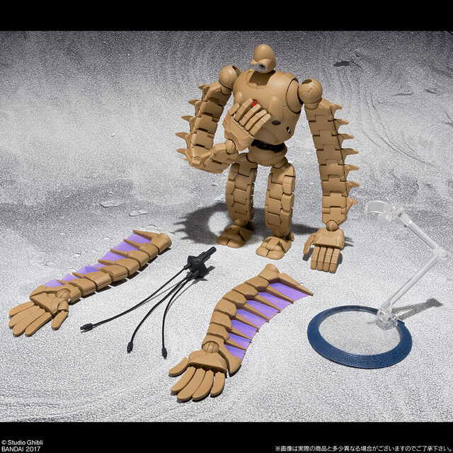 天空の城ラピュタ」ロボット兵のフル可動モデルが登場、稼働箇所は57