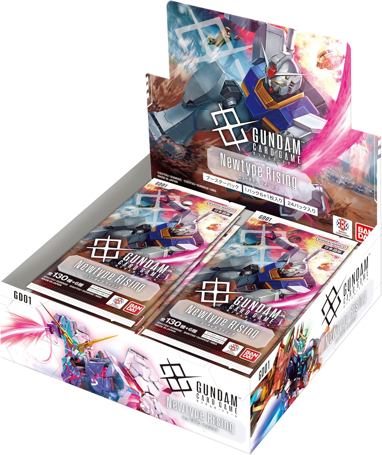Gundam Card Game Booster Pack Newtype Rising GD01 (Set of 24 Packs