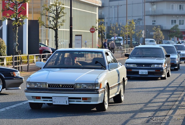 2代目日産『レパード』発売40周年で村山工場跡地へ里帰り 16枚目の写真