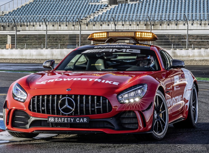 メルセデスAMG GT に585馬力の「R」、F1セーフティカーに…新色レッドで