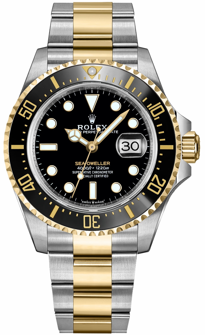 126603 Rolex Sea-Dweller Solid Gold & Oystersteel Men's Watch