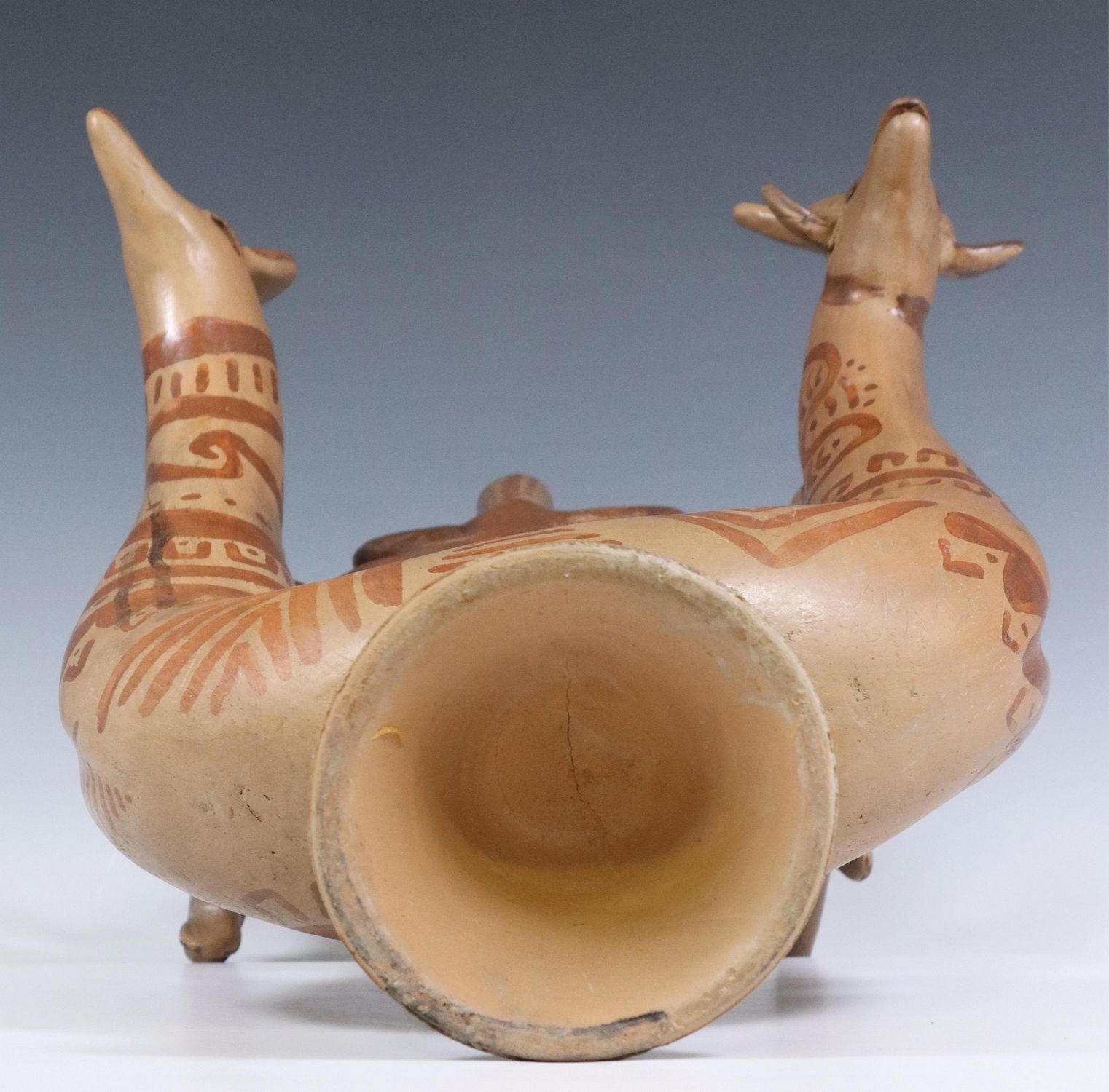 HERON MARTINEZ MENDOZA (ATTRB) POTTERY CANDELABRUM sold at auction