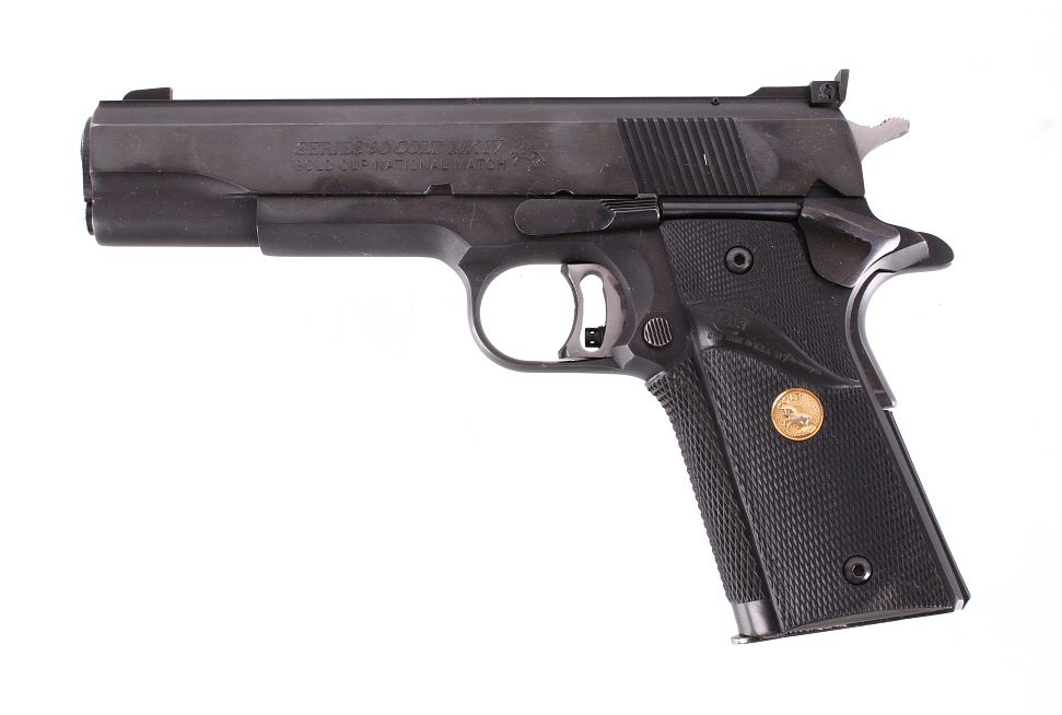 Colt Series 80 MKIV Gold Cup National Match Pistol sold at auction