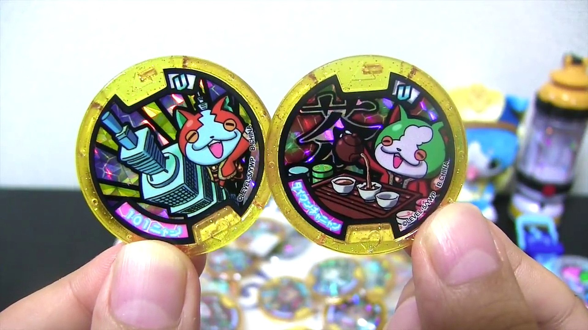 101ニャン、マーライニャン【妖怪ウォッチ】香港・台湾限定メダル