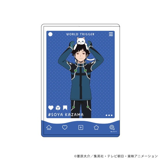 ワールドトリガー キャラクリアケース 12 風間蒼也 猫ver.第2弾 描き