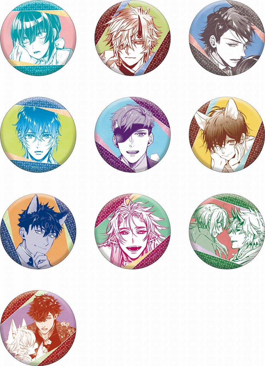 高山しのぶ展 缶バッジコレクション 花燭の白ver. 10個入り1BOX