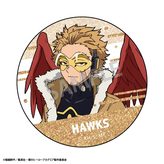 僕のヒーローアカデミア トレーディンググリッター缶バッジvol.2 7期 7