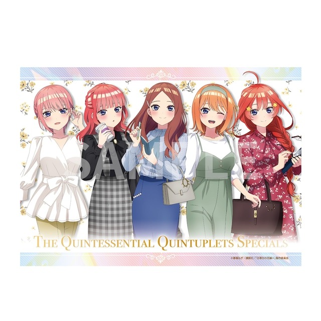 五等分の花嫁∽ A3クリアポスター 集合柄｜ホビーの総合通販サイト