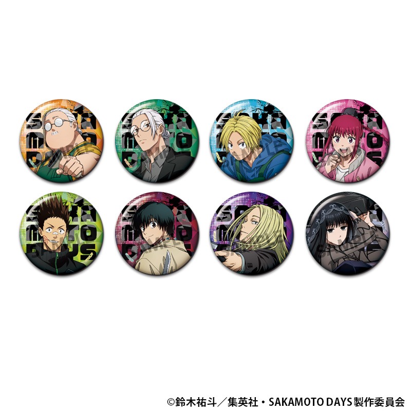 SAKAMOTO DAYS トレーディングホログラム缶バッジ 8個入りBOX｜ホビー