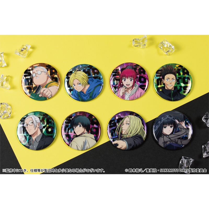 SAKAMOTO DAYS トレーディングホログラム缶バッジ 8個入りBOX｜ホビー