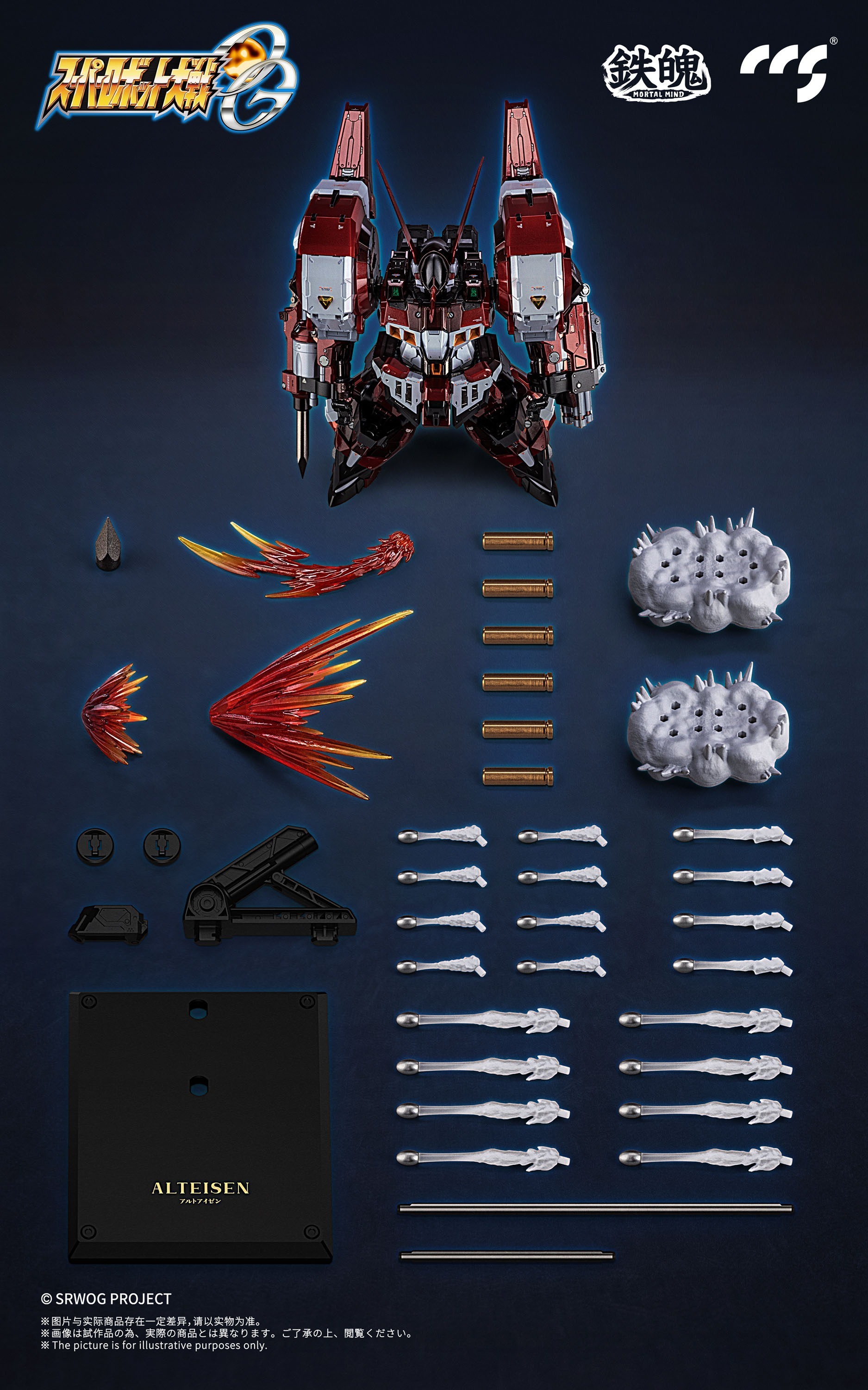 CCSTOYS 鉄魄（MORTAL MIND）シリーズ スーパーロボット大戦OG アルト
