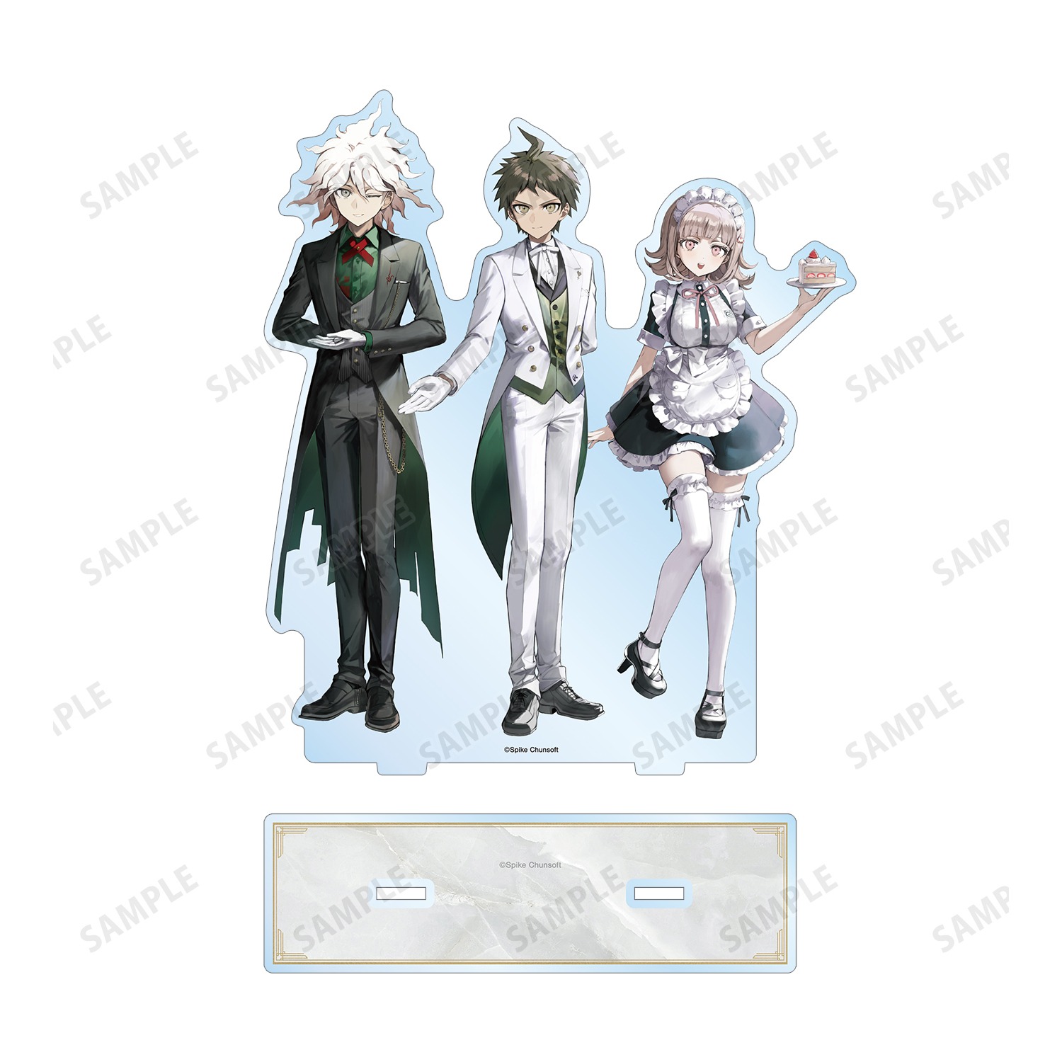 ダンガンロンパシリーズ 緜さんイラスト 日向創＆狛枝凪斗＆七海千秋