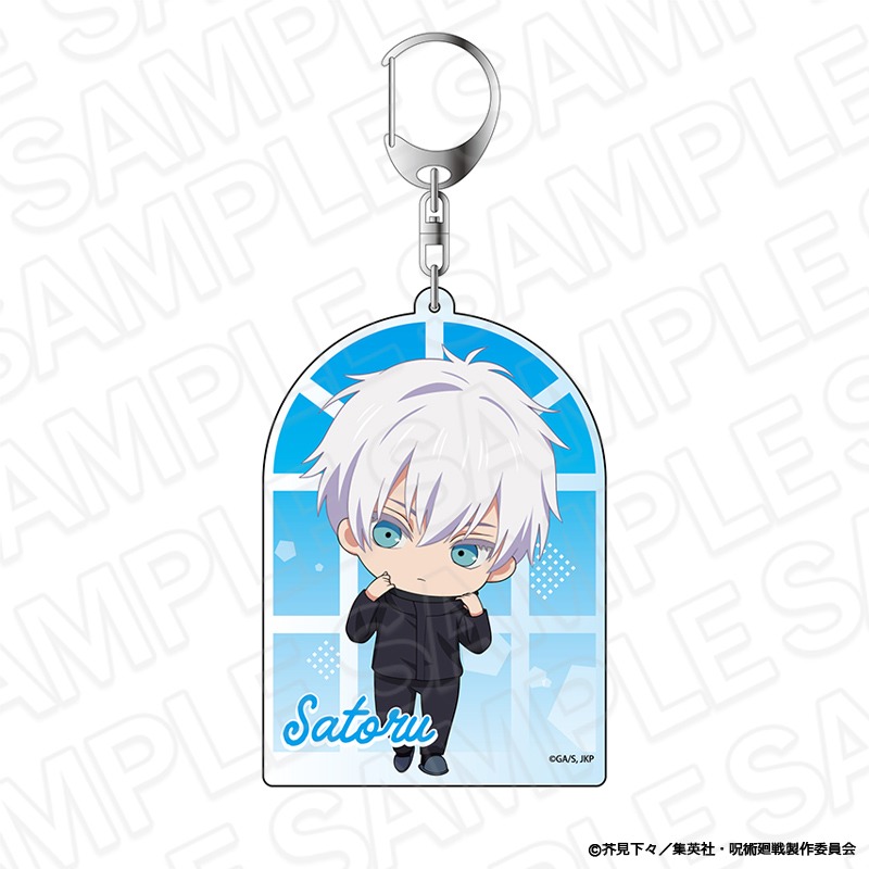 呪術廻戦 デカキーホルダー 五条 悟 Morning ミニキャラ ver.｜ホビー