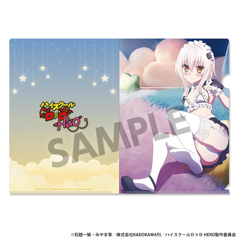 ハイスクールD×D HERO 描き下ろしクリアファイル 塔城小猫 セクシー