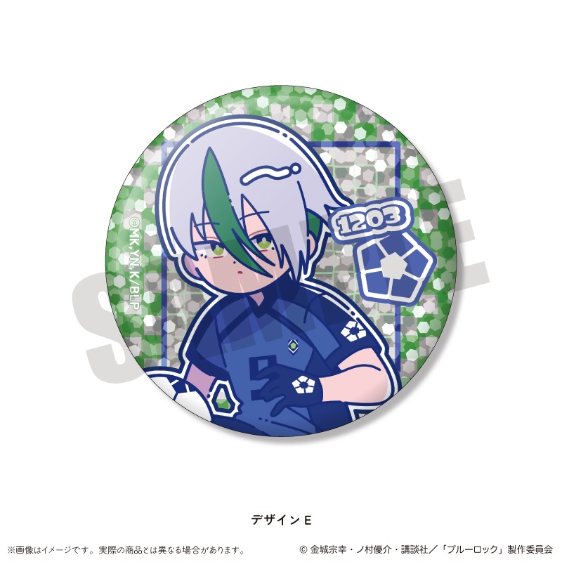 ブルーロック トレーディングホログラム缶バッジ にゅ～とろ 第1弾 14