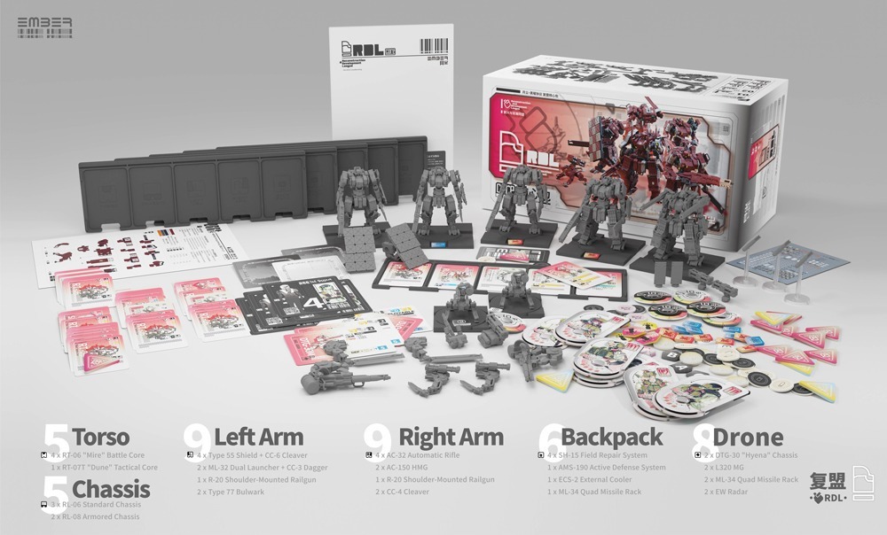 Queti Tectonics エンバー：オブシディアンプロトコル RDLコアパック