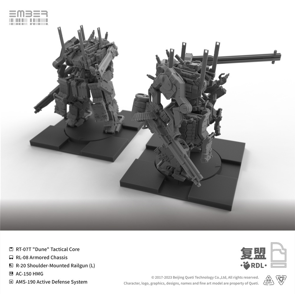 Queti Tectonics エンバー：オブシディアンプロトコル RDLコアパック