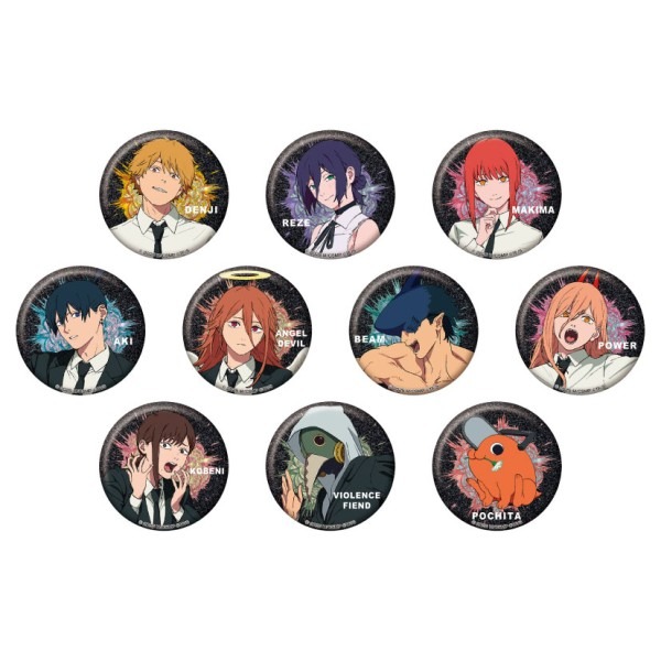 劇場版 チェンソーマン レゼ編 ラメキラカンバッジコレクション 10個