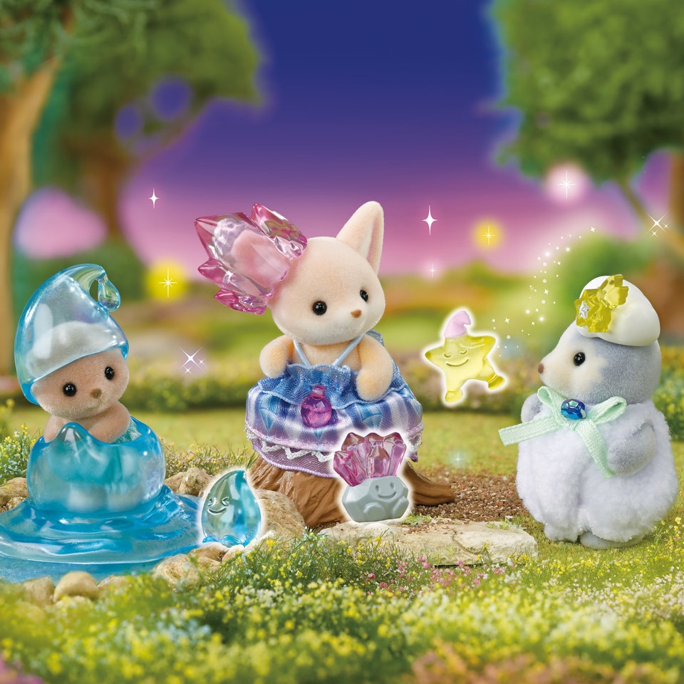 シルバニアファミリー F-44 妖精の森のふしぎな赤ちゃんセット｜ホビー