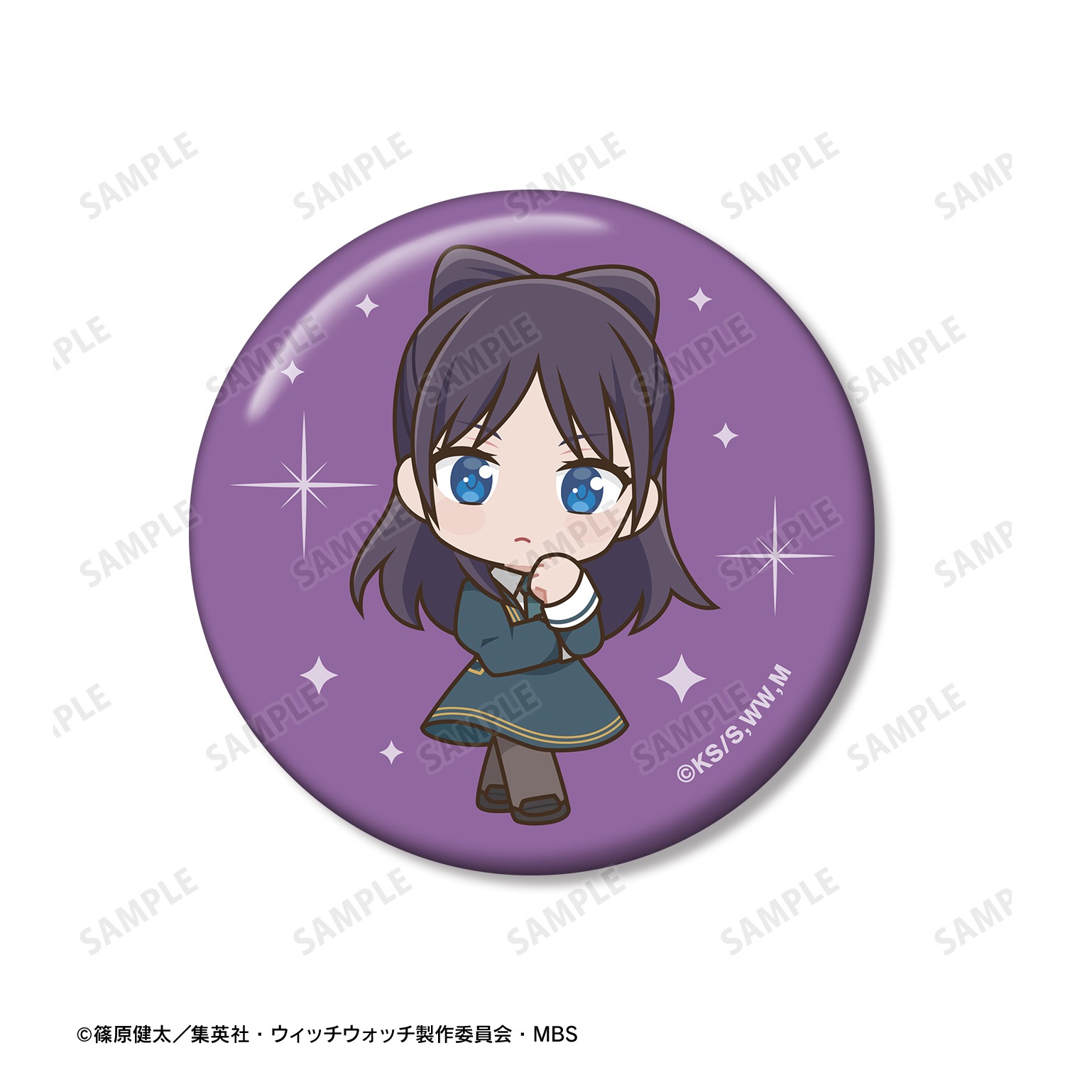 ウィッチウォッチ 宮尾音夢 ちびキャラ 缶バッジ2個セット｜ホビーの