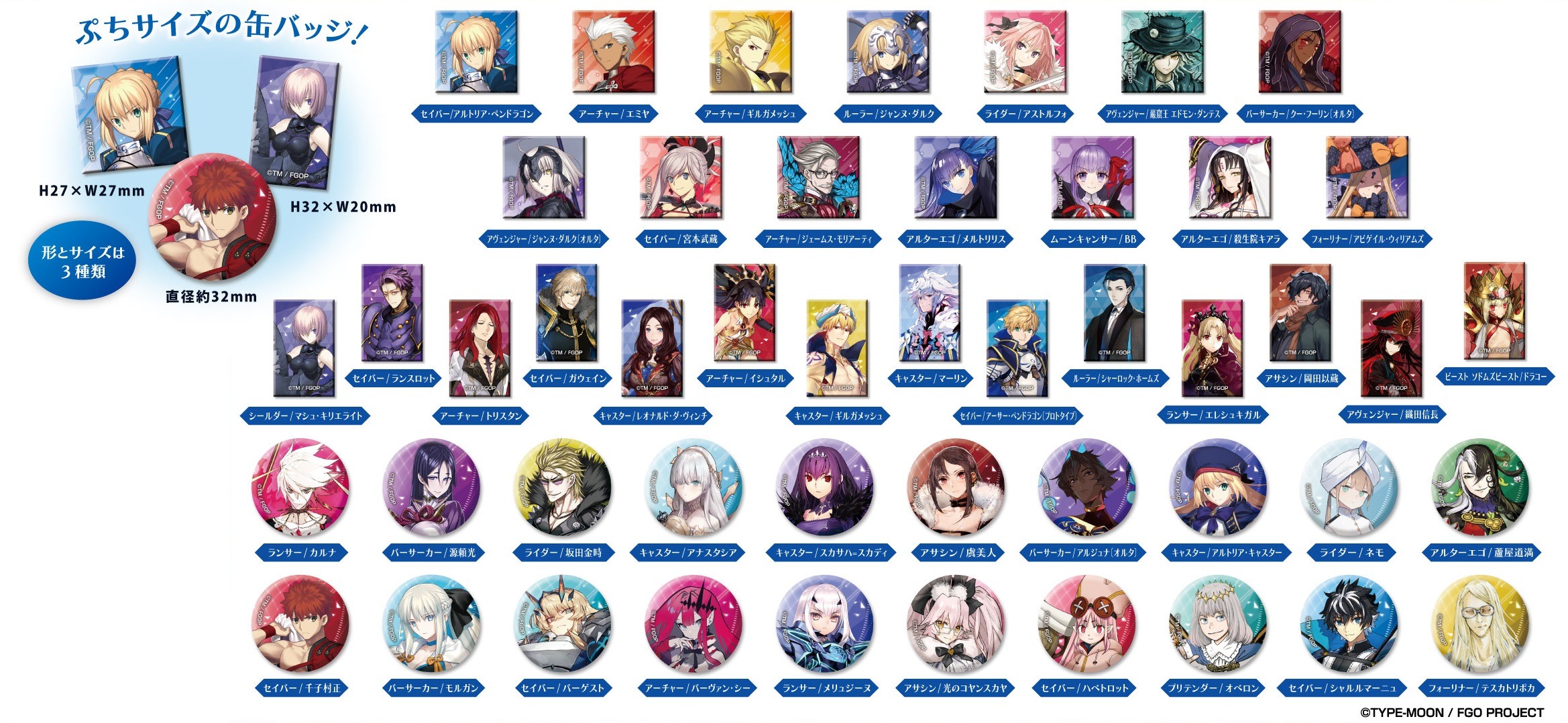 Fate/Grand Order あれこれぷちCANバッジ 48個入り1BOX｜ホビーの総合