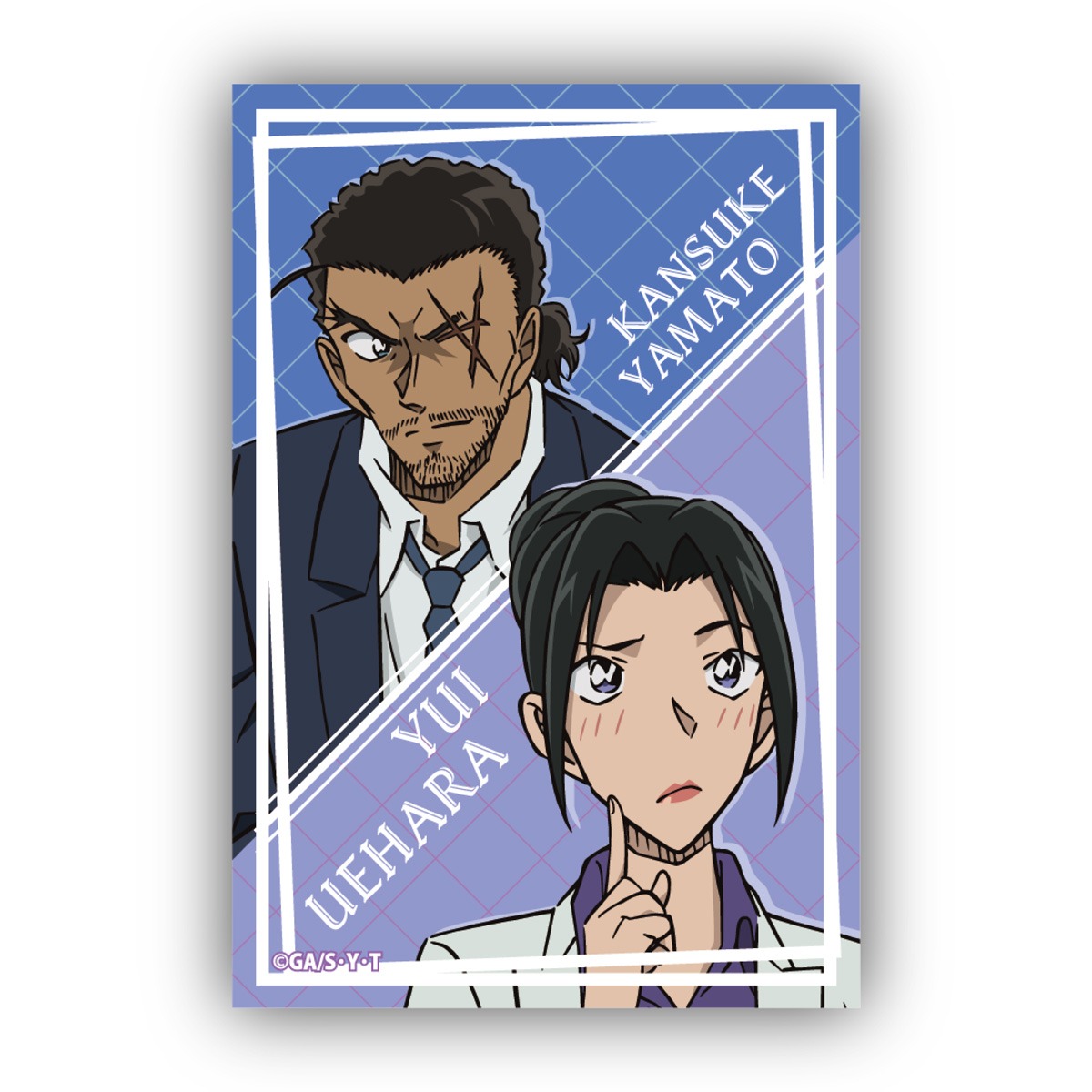 名探偵コナン スクエア型缶バッジVol.3 大和敢助＆上原由衣｜ホビーの