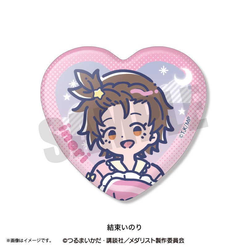 メダリスト れとぽぷ 第2弾 ハート型缶バッジ 8個入り1BOX｜ホビーの